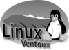 logo Linux-Ventoux en noir et blanc
